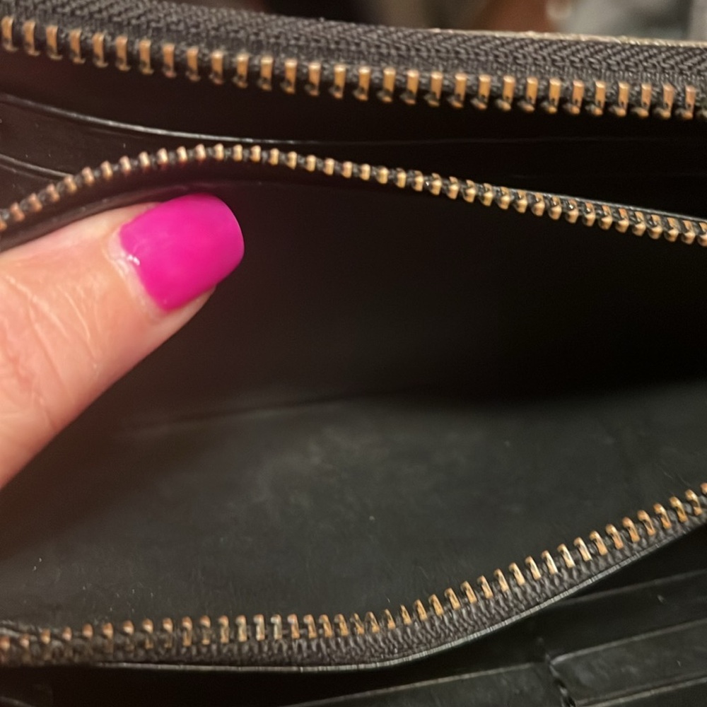 Burberry black label Taupe Geometric Wallet - Picture 6 of 7
